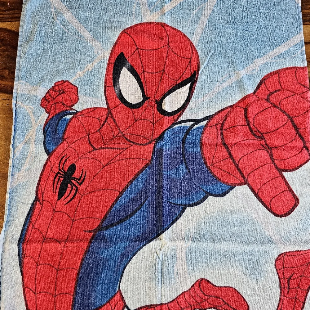 Marvel Universe Spiderman Red Blue Terry Bath Beach Towel Marvel Kids 28
